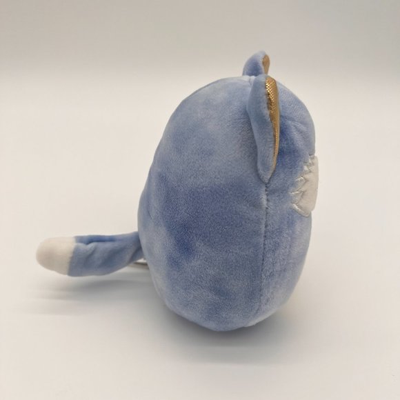 NWT 🥀 5" Melani the Blue and White Tie-Dye Sleep Eye Squad Fox Squishmallow - Picture 3 of 8